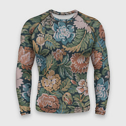 Мужской рашгард Floral pattern Цветочный паттерн