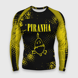 Рашгард мужской Nirvana piranha, цвет: 3D-принт
