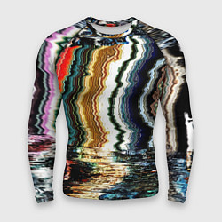 Мужской рашгард Glitch pattern - fashion trend