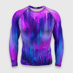 Мужской рашгард Purple splashes