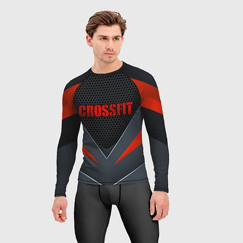 Мужской рашгард CrossFit - Техно броня / 3D-принт – фото 3