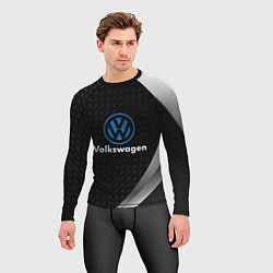Рашгард мужской Volkswagen абстракция, цвет: 3D-принт — фото 2