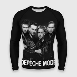 Рашгард мужской Depeche Mode - black & white portrait, цвет: 3D-принт