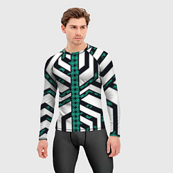 Рашгард мужской Киберпанк сеть, цвет: 3D-принт — фото 2