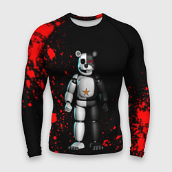 Рашгард мужской Monokuma and Five Nights at Freddys, цвет: 3D-принт