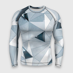Рашгард мужской Множество треугольников - Абстрактная броня, цвет: 3D-принт