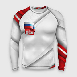 Мужской рашгард Red & white флаг России