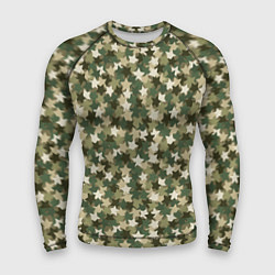 Рашгард мужской Милитари звезда, цвет: 3D-принт