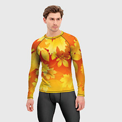 Рашгард мужской Символ осени, цвет: 3D-принт — фото 2