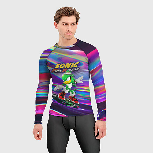 Мужской рашгард Jet-the-hawk - Sonic Free Riders / 3D-принт – фото 3