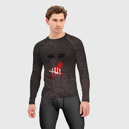 Мужской рашгард Черные глаза / 3D-принт – фото 3