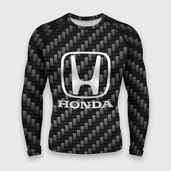 Рашгард мужской Honda абстракция карбон, цвет: 3D-принт