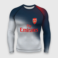 Рашгард мужской Arsenal logo абстракция, цвет: 3D-принт