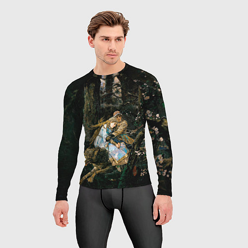 Мужской рашгард Васнецов Иван царевич на Сером Волке / 3D-принт – фото 3