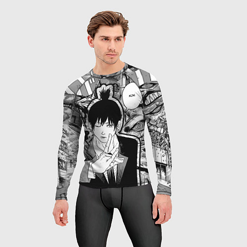 Мужской рашгард Аки Человек Бензопила / 3D-принт – фото 3