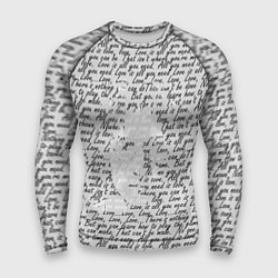 Рашгард мужской Джон Леннон, портрет и слова песни, цвет: 3D-принт