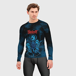 Рашгард мужской Slipknot blue, цвет: 3D-принт — фото 2
