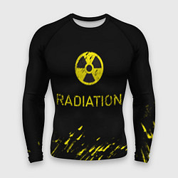 Рашгард мужской Radiation - радиационная опасность, цвет: 3D-принт
