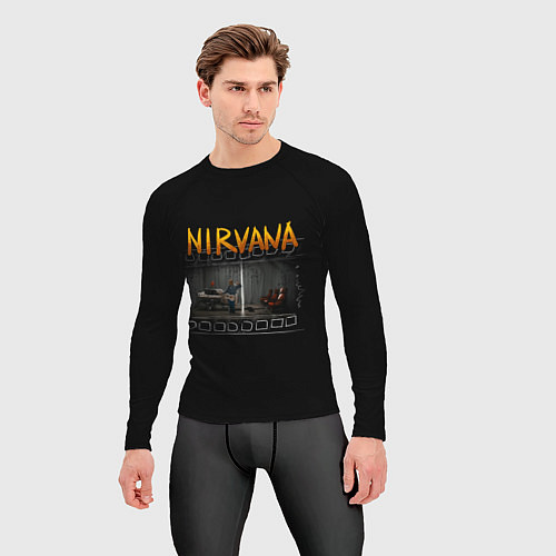 Мужской рашгард Nirvana отрывок / 3D-принт – фото 3