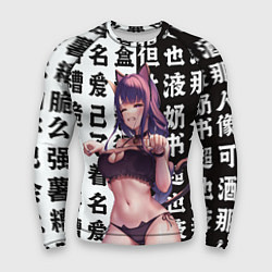 Рашгард мужской Шогун Райден кошечка, цвет: 3D-принт