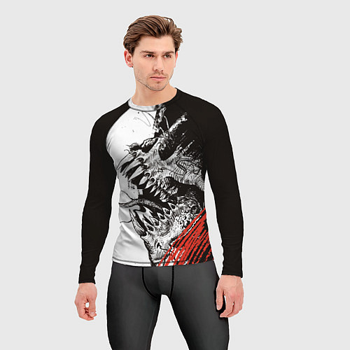 Мужской рашгард Монстр внутри тебя / 3D-принт – фото 3