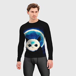 Рашгард мужской Святой панда, цвет: 3D-принт — фото 2