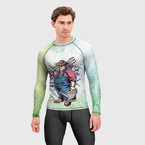 Мужской рашгард Фермер / 3D-принт – фото 3
