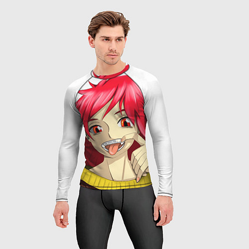 Мужской рашгард Animegirl / 3D-принт – фото 3