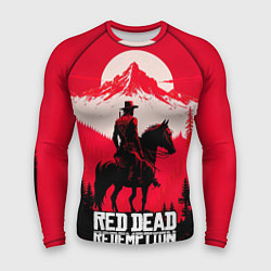 Рашгард мужской Red Dead Redemption, mountain, цвет: 3D-принт