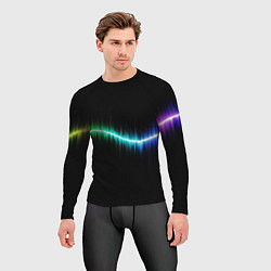 Рашгард мужской Неоновый разрез Neon, цвет: 3D-принт — фото 2