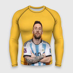 Рашгард мужской Lionel Messi 10, цвет: 3D-принт