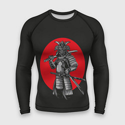 Рашгард мужской Японский воин-самурай, цвет: 3D-принт