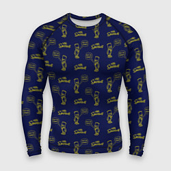 Мужской рашгард Bart pattern Eat my shorts