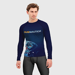 Рашгард мужской Subnautica подводный город, цвет: 3D-принт — фото 2
