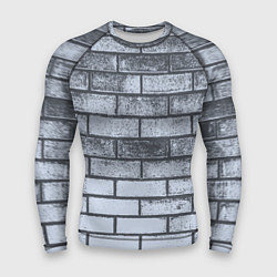 Рашгард мужской Grey wall, цвет: 3D-принт