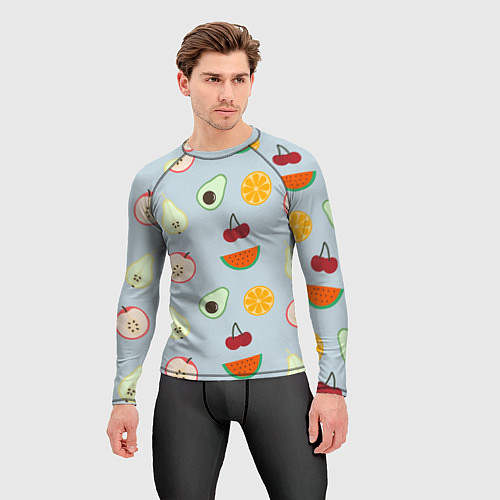 Мужской рашгард Фруктики / 3D-принт – фото 3