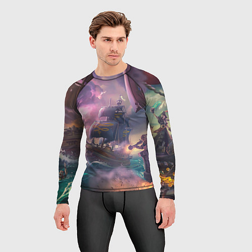 Мужской рашгард Магия Sea of Thieves / 3D-принт – фото 3