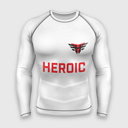 Рашгард мужской Heroic white, цвет: 3D-принт