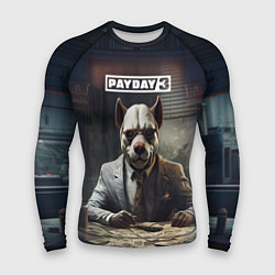 Рашгард мужской Bulldog payday 3, цвет: 3D-принт