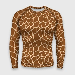 Рашгард мужской Пятнистая шкура жирафа, цвет: 3D-принт