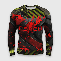 Рашгард мужской CS GO red logo, цвет: 3D-принт