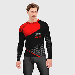 Рашгард мужской Ауди - sportwear, цвет: 3D-принт — фото 2
