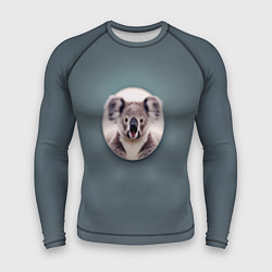 Рашгард мужской Забавная коала, цвет: 3D-принт