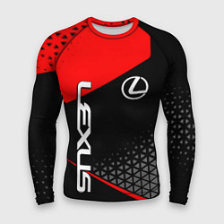 Рашгард мужской Lexus - red sportwear, цвет: 3D-принт