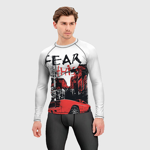 Мужской рашгард Fear This / 3D-принт – фото 3