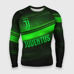 Мужской рашгард Juventus green line