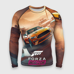 Рашгард мужской Forza Horizon race, цвет: 3D-принт