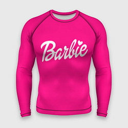 Рашгард мужской Барби розовая, цвет: 3D-принт