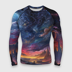 Рашгард мужской Звездные Миры, цвет: 3D-принт
