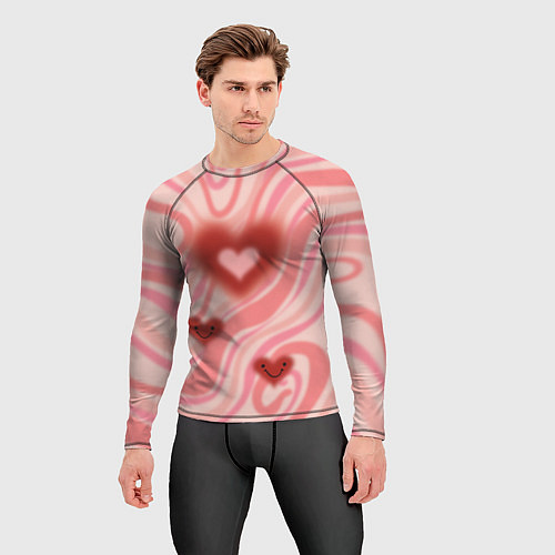 Мужской рашгард Моя странная любовь / 3D-принт – фото 3